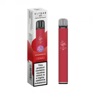 Strawberry Ice Elf Bar 600 Pod Kit